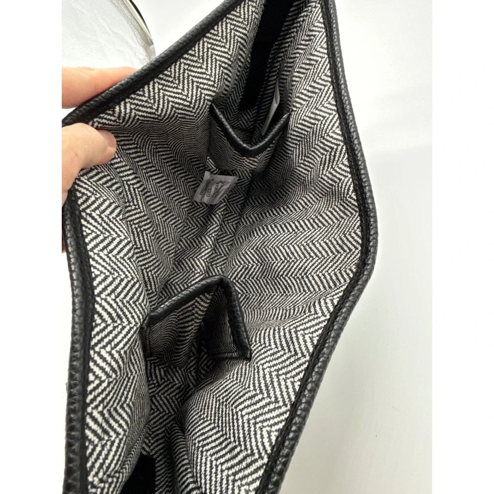 Itzy Ritzy Stroller Caddy Organizer OS Black Excellent Vegan Leather Pebbled